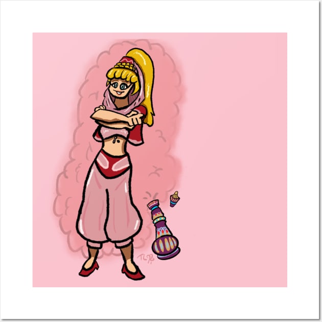 I Dream of Jeannie Wall Art by BowlerHatProductions